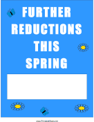 Spring Further Reductions
