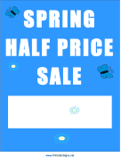 Spring Half Price Sale