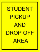 Student Pickup and Drop Off