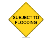 Subject To Flooding