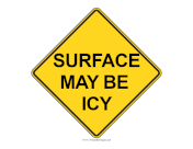 Surface May Be Icy