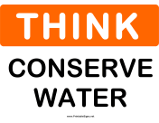 Think Conserve Water