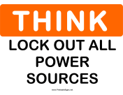 Think Lock Out Power