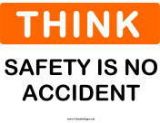 Think Safety No Accident