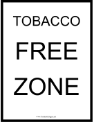 Tobacco Free Zone