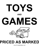 Toys Yard Sale