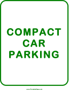 Compact Car Parking