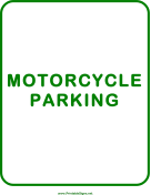 Motorcycle Parking