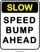 Speed Bump Ahead