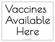 Vaccine Available Here