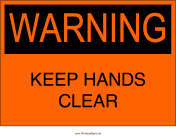 Keep Hands Clear