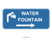 Water Fountain Right