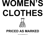 Womens Clothes Yard Sale