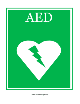 AED Sign