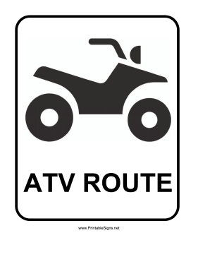 ATV Sign