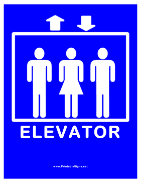 Elevator Sign