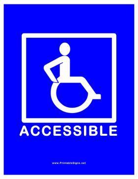 Accessible Sign