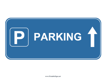 Airport Parking Up Sign