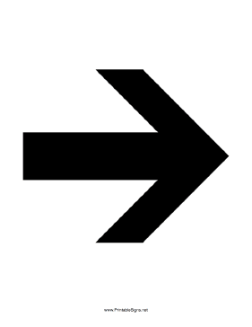 Arrow Right Sign