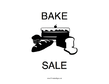 Bake Sale Sign