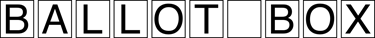Ballot Box Banner Sign