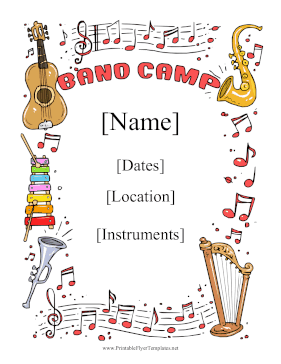 Band Camp Sign
