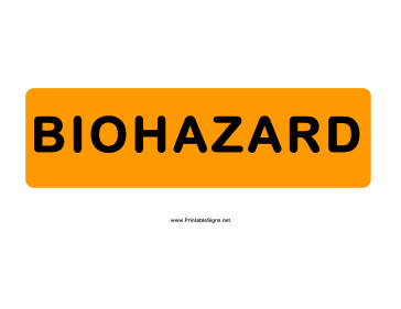 Biohazard 2 Sign