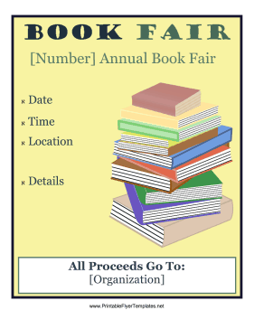 Book Fair Flyer Sign