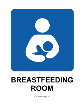 Breastfeeding Room Sign