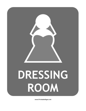 Bridal Dressing Room Sign