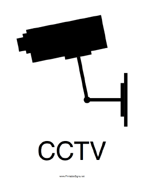 CCTV Sign