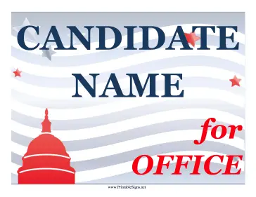 Capitol Campaign Sign