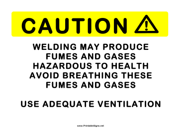 Welding Sign