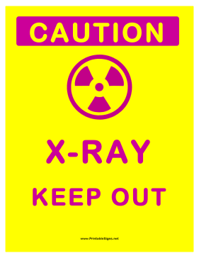 X Ray Sign