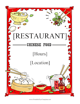 Chinese Restaurant Sign
