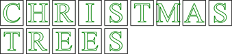 Christmas Trees Sign