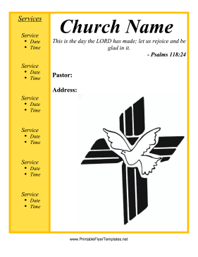 Church Flyer Sign