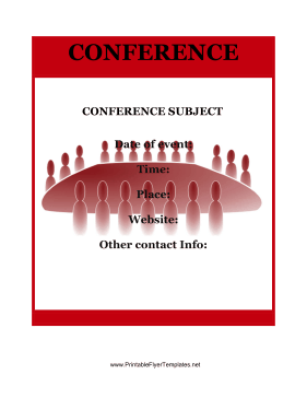 Conference Flyer Sign