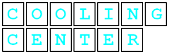Cooling Center Sign