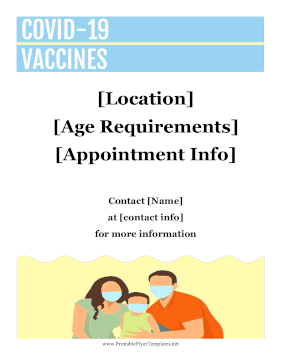 Covid Kids Vaccines Sign
