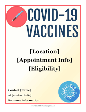 Covid Vaccines Sign