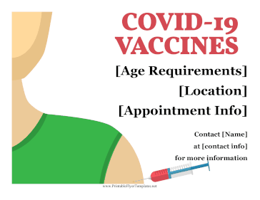 Covid Vaccines For Kids Sign