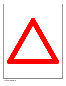Danger Triangle Sign