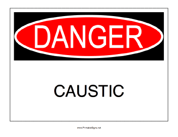 Caustic Sign