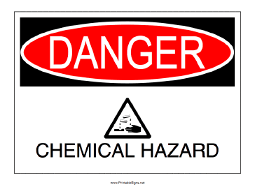 Chemical Hazard Sign