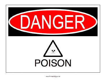 Poison Sign