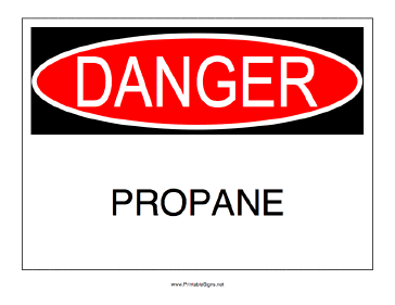 Propane Sign