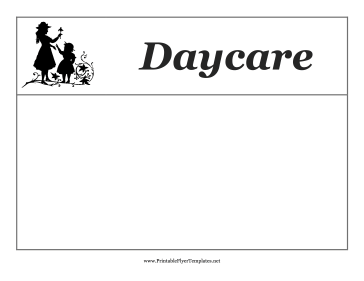Daycare Flyer Sign