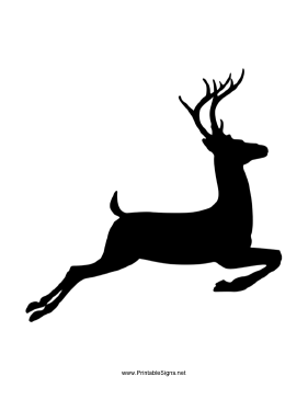 Deer Crossing Sign