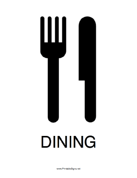 Dining Sign
